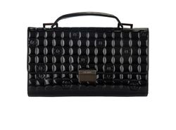 Top Handle Clutch, Patent, Black,7791912, 3*